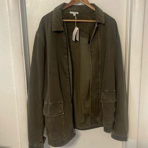 James Perse mens Jersey Barn Chore jacket, size4 ( extra Large)